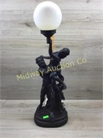 ART DECO STYLE NUDE MAN AND WOMAN LAMP