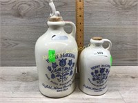 2 HENRY MCKENNA WHICKEY DECANTERS