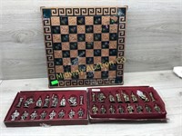 METAL CHESS SET WITH BOARD
