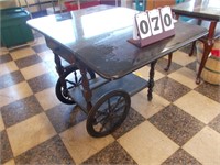 Tea Cart w/ Drawer & Drop Leaf