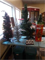 Black Christmas Tree, Fiberobtic Tree & Christmas