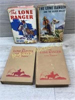 4 LONE RANGER BOOKS