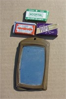 WW2 Shaving Mirror 3 Boxes Razor Blades