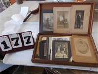 Cabinet Cards in Wooden Box