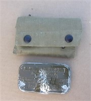 WW2 Belt Pouch & Firt Aid Kit in Tin