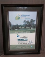 Signed Print Bridge Point Golf Picture