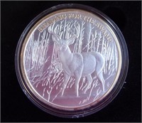 Deer Collectors Silver Clad / Coin / Token 4.5 oz