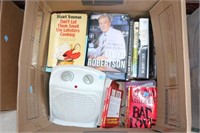 Lot - Heater, Books, Cassette Tapes