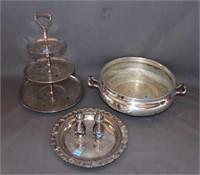 5 Pieces of Silver Plate