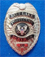 Silver Security Police Badge