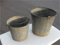 2 Galvinized Buckets