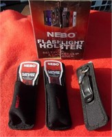 8 NEW Flashlight, Knife, Tool Holder Sheath