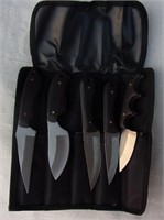 Set of 5 Knifes In Roll NEW