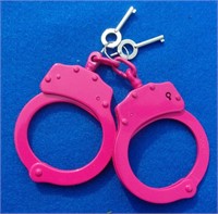 Pink Hand Cuffs with Keys