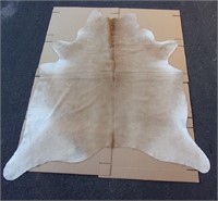 Tanned Cow Hide 6' X 7'  NICE