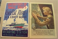2 WW2 Posters 12" X 16" Reprint