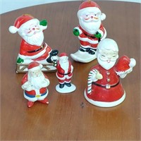 Santa Figurine Lot 1" - 3"