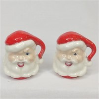 Pair Winking Santas  2.5 inch