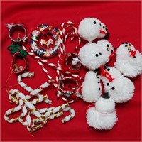 Snowmen Candy Cane Mix Lot