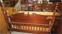 SOLID WOOD CHERRY POSTER/SPINDLE BED QUEEN SZ