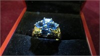 2.52 CT TOPAZE, 4.1 GRMS, 14K GOLD LADIES RING