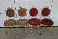 Set of 4 Ice Cream Parlor Chairs