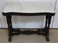 Victorian Rosewood Marble Top Table