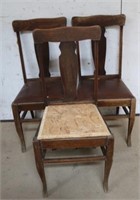 Set of 3 Chairs - as is