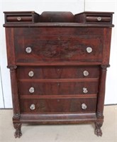 Victorian Paw Foot Butler Chest