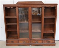 Victorian Walnut Bookcase w/open sides