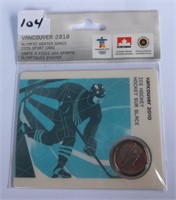 Vancouver 2010 Olymp.Winter Game Coin Sport Card