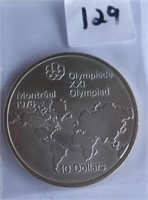 $10 Montreal Olympiade XXI Silver Coin