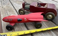 Wood Automobile & Rocket Car