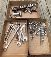 Wrenches & Sockets inc/ many Craftsman