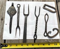 Blacksmith Forged Forks & Hardware