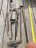 Blacksmith Forged Art Fork & Tools