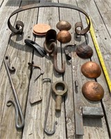 Blacksmith Forged Art & 3 1/2" Bowls