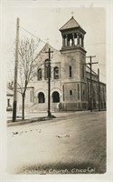Vintage Print of St. John's Catholic Church