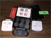 LOT OF MISC ELECTRONICS (IPHONE LENSES MORE)