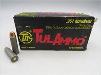 (50 rds) TulAmmo .357 Mag. 158 Gr. FMJ