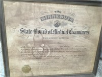 1919 Minnesota Medical License