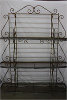 Antique French Metal Bakers Rack