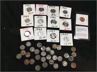 STEEL AND WHEAT PENNY LOT