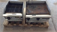 24"  grill 18" charbroler LP