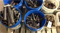 Lot Black Gas Pipe Fittings 1/2" to 2"