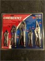 Crescent 5 Piece Locking Pliers Set (Vice Grip Sty