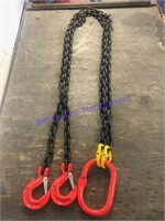 5/16" 7 Foot G80 Double Chain Sling