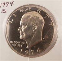 1974-S Proof Eisenhower Dollar