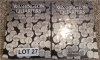Empty Washington State Quarters Books, 1999-2008