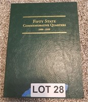 Empty Fifty State Commemorative Quarters Book
